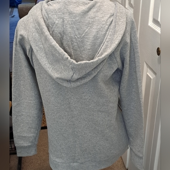 Tommy Hilfiger Grey Pullover Hoodie With Side Zippers   Size SP - Picture 8 of 9